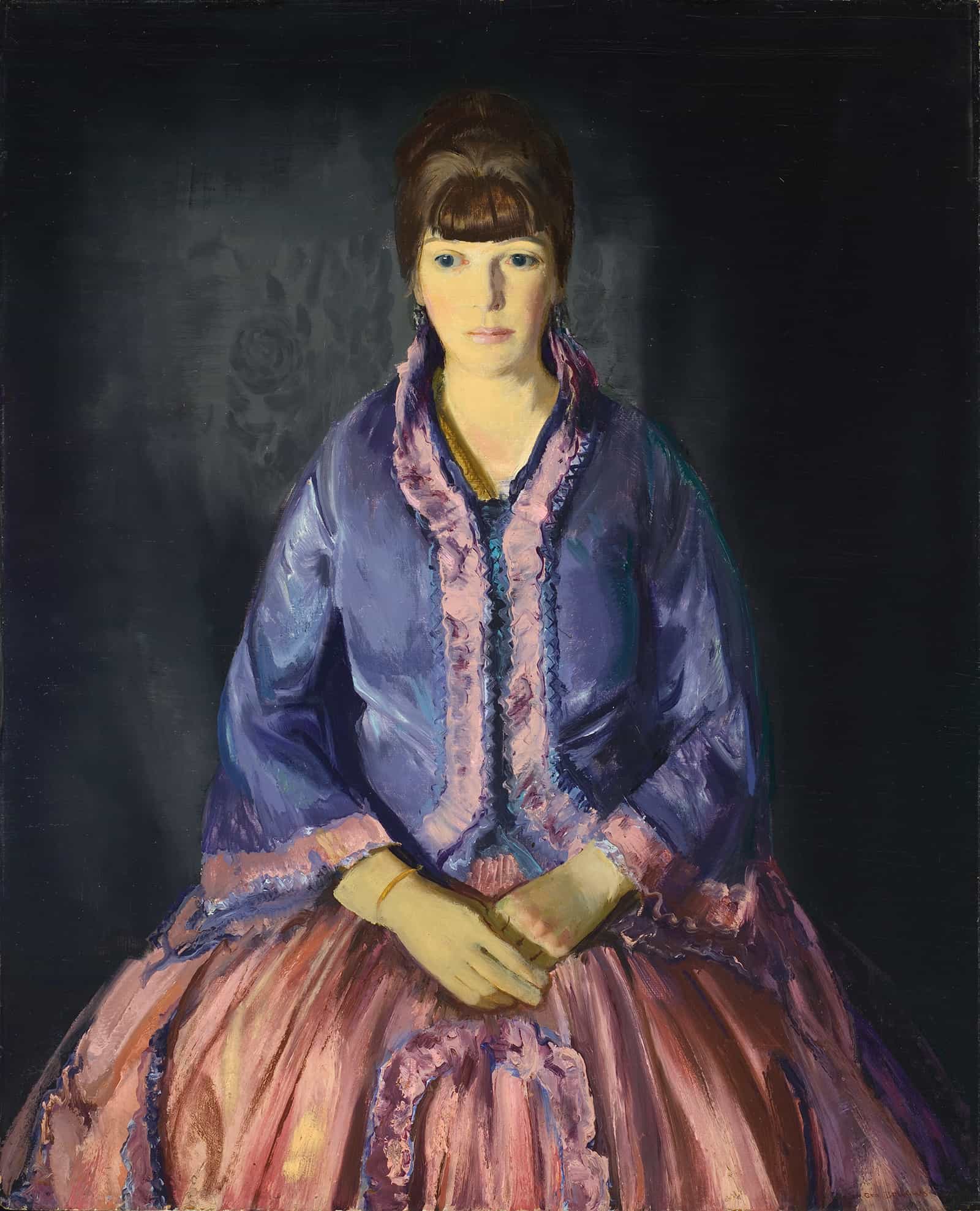 Emma In The Purple Dress by George Wesley Bellows