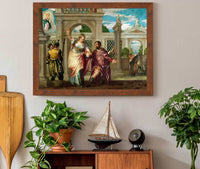 Emperor Augustus And The Sibyl S by Paolo Veronese