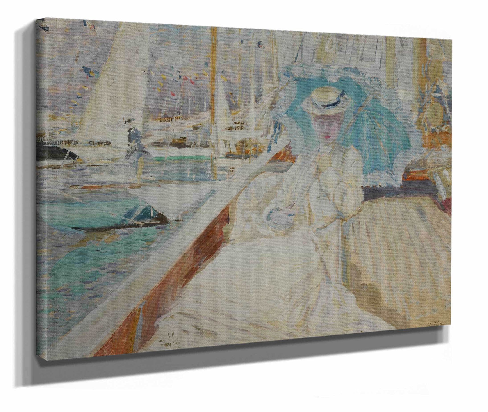 En Bateau by Paul Cesar Helleu