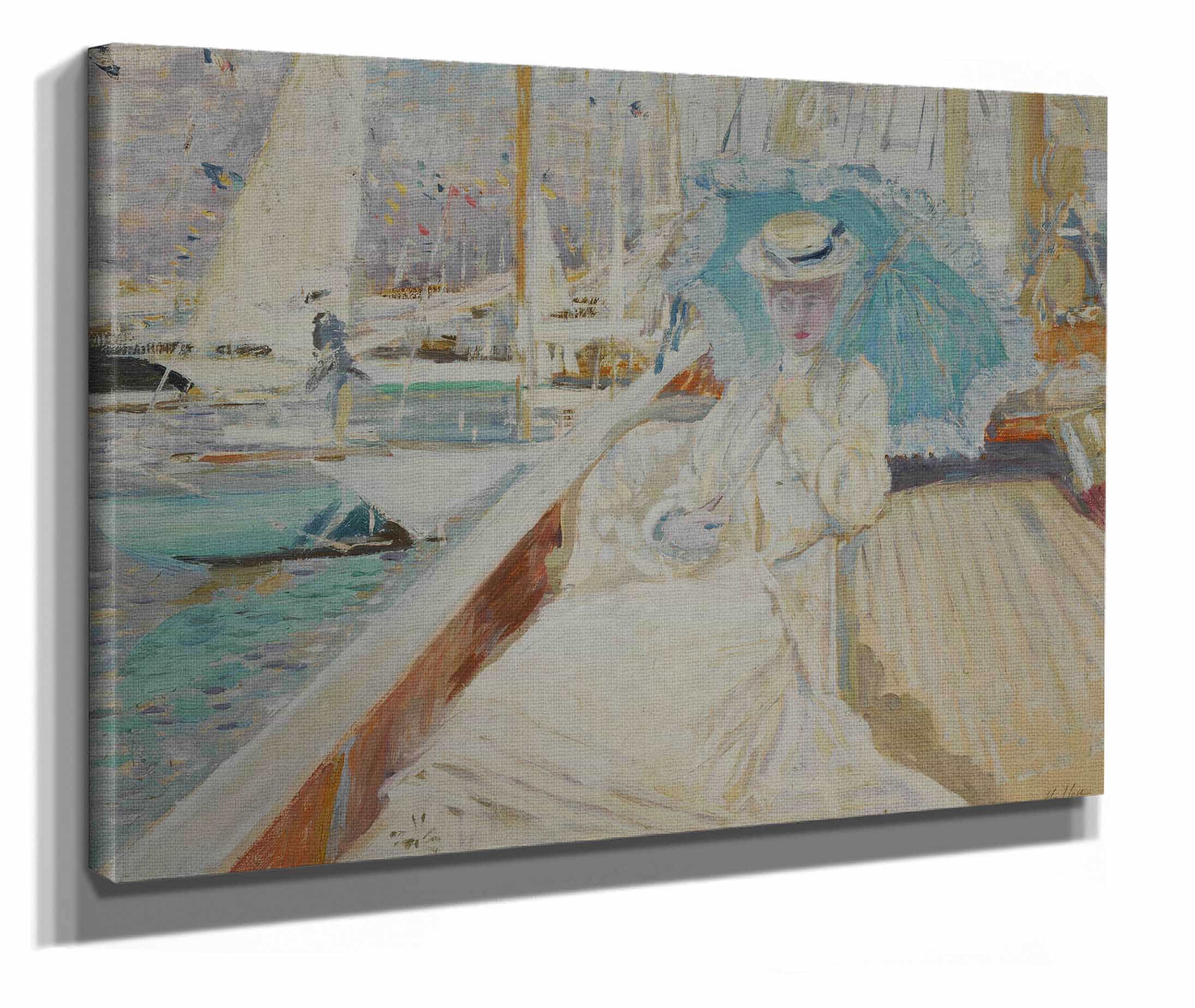 En Bateau by Paul Cesar Helleu