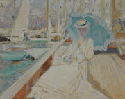En Bateau by Paul Cesar Helleu