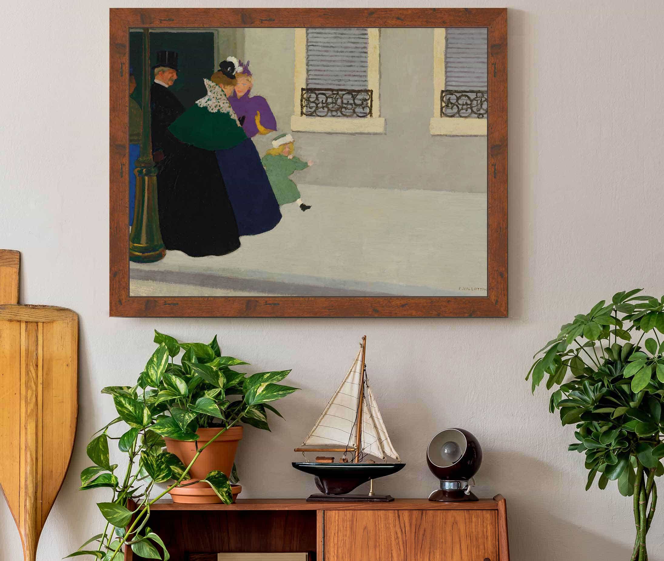 En Promenade by Felix Vallotton