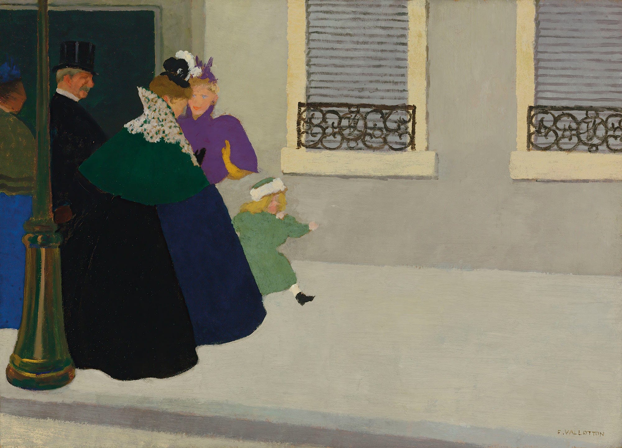 En Promenade by Felix Vallotton