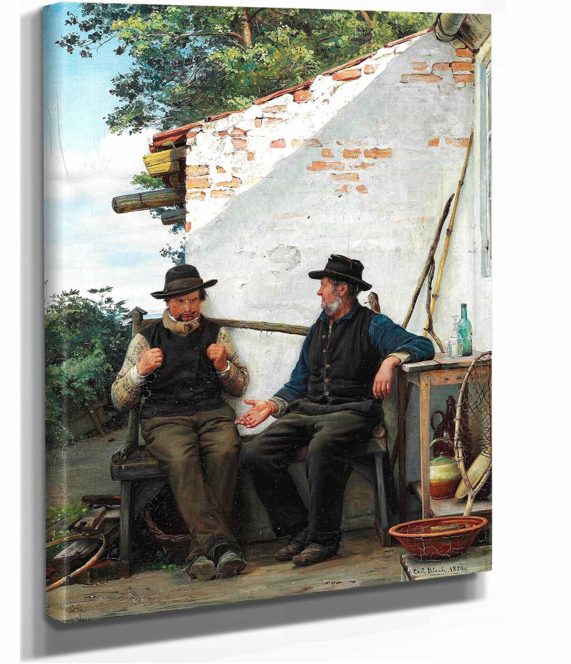 En Samtale Mellem To Fiskere by Carl Bloch