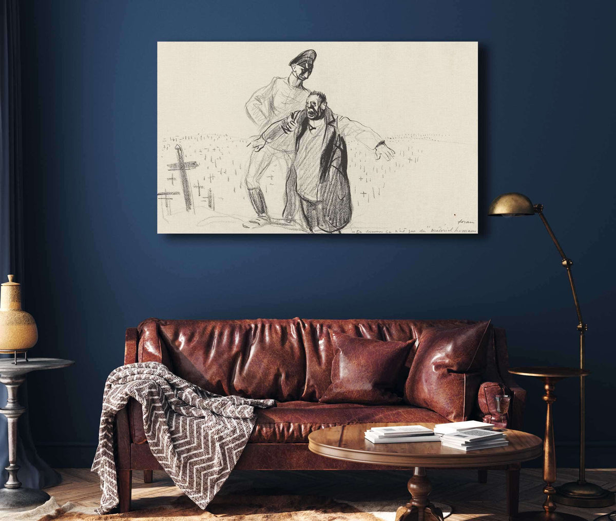 En Somme Ca Nest Que Du Materiel Humain by Jean Louis Forain