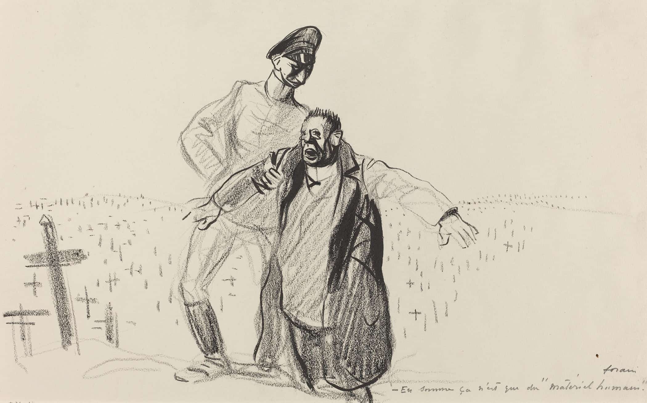En Somme Ca Nest Que Du Materiel Humain by Jean Louis Forain