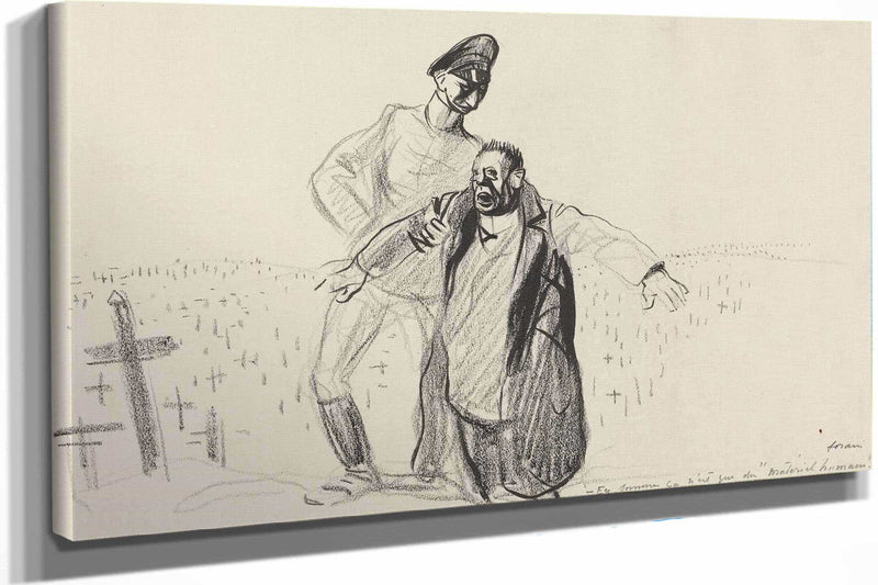 En Somme Ca Nest Que Du Materiel Humain by Jean Louis Forain