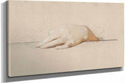 En Venstre Hand Hvilende Pa Et Bord Holdende En Rose by Jens Juel