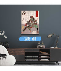 Endo Kiemon Masatada With Assailant by Tsukioka Yoshitoshi