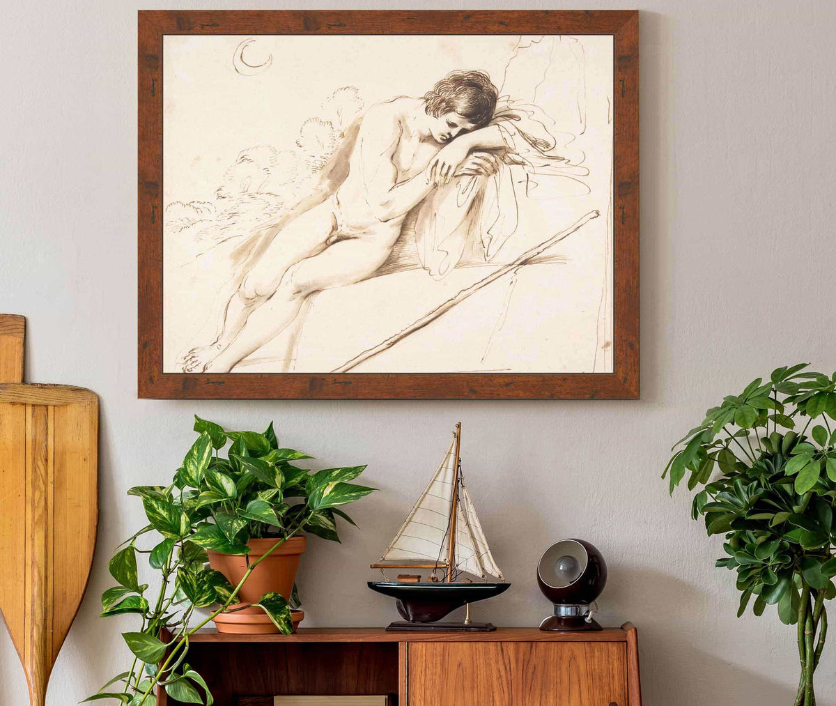 Endymion Sleeping  by Guercino