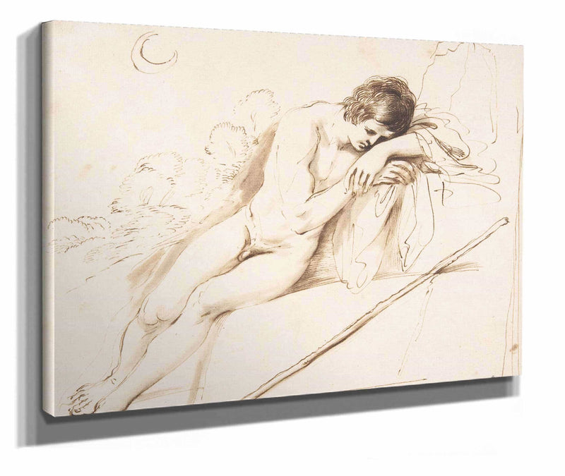 Endymion Sleeping  by Guercino