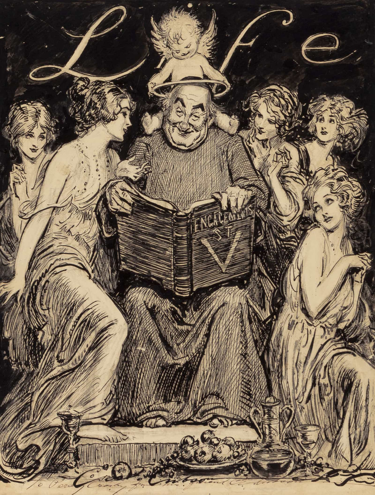 Engagements Saint Valentine S by Charles Dana Gibson