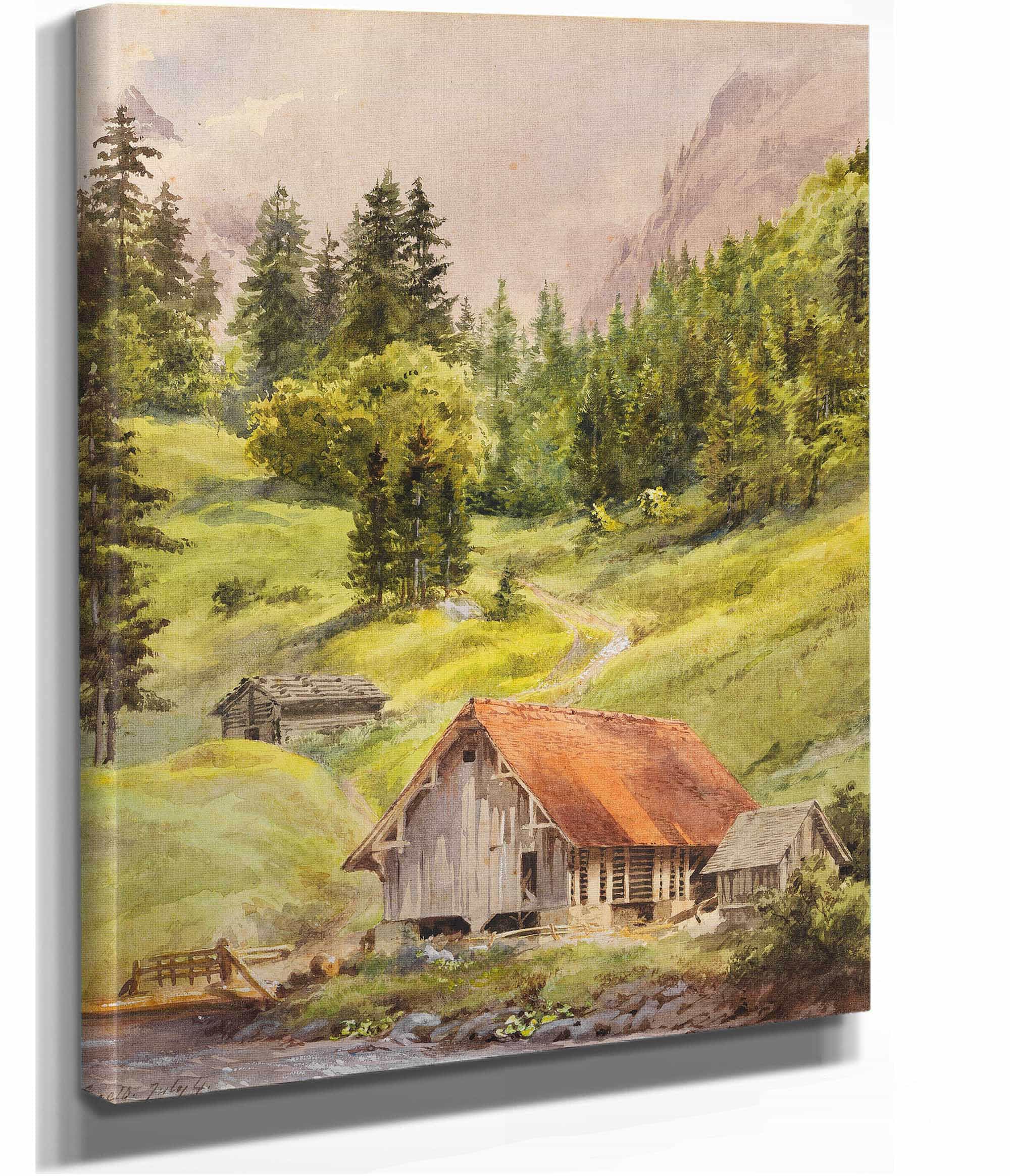 Engelberg Schweiz by Edward Theodore Compton
