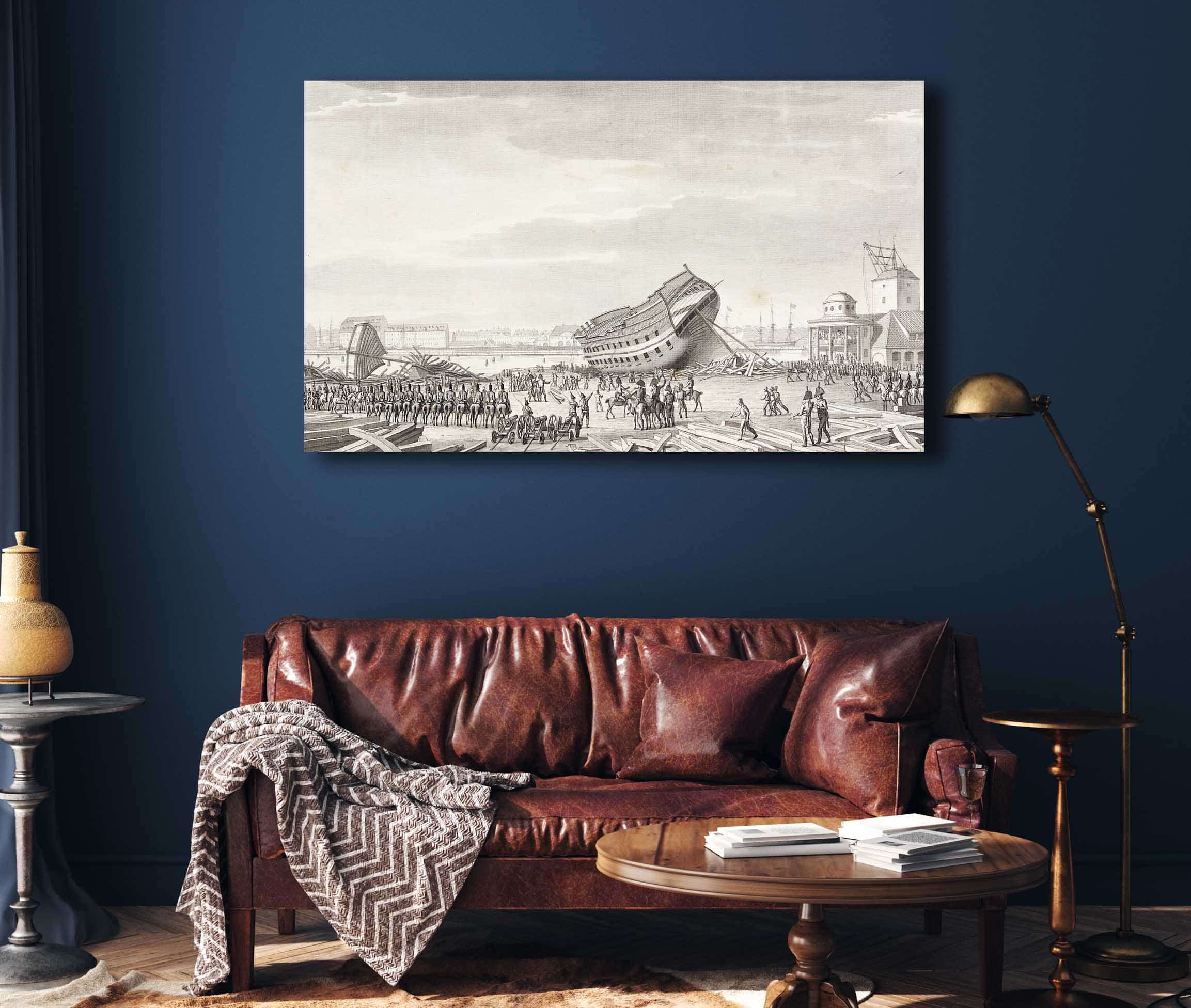 Englaendernes Sidste Dad I Kobenhavn by Christoffer Wilhelm Eckersberg