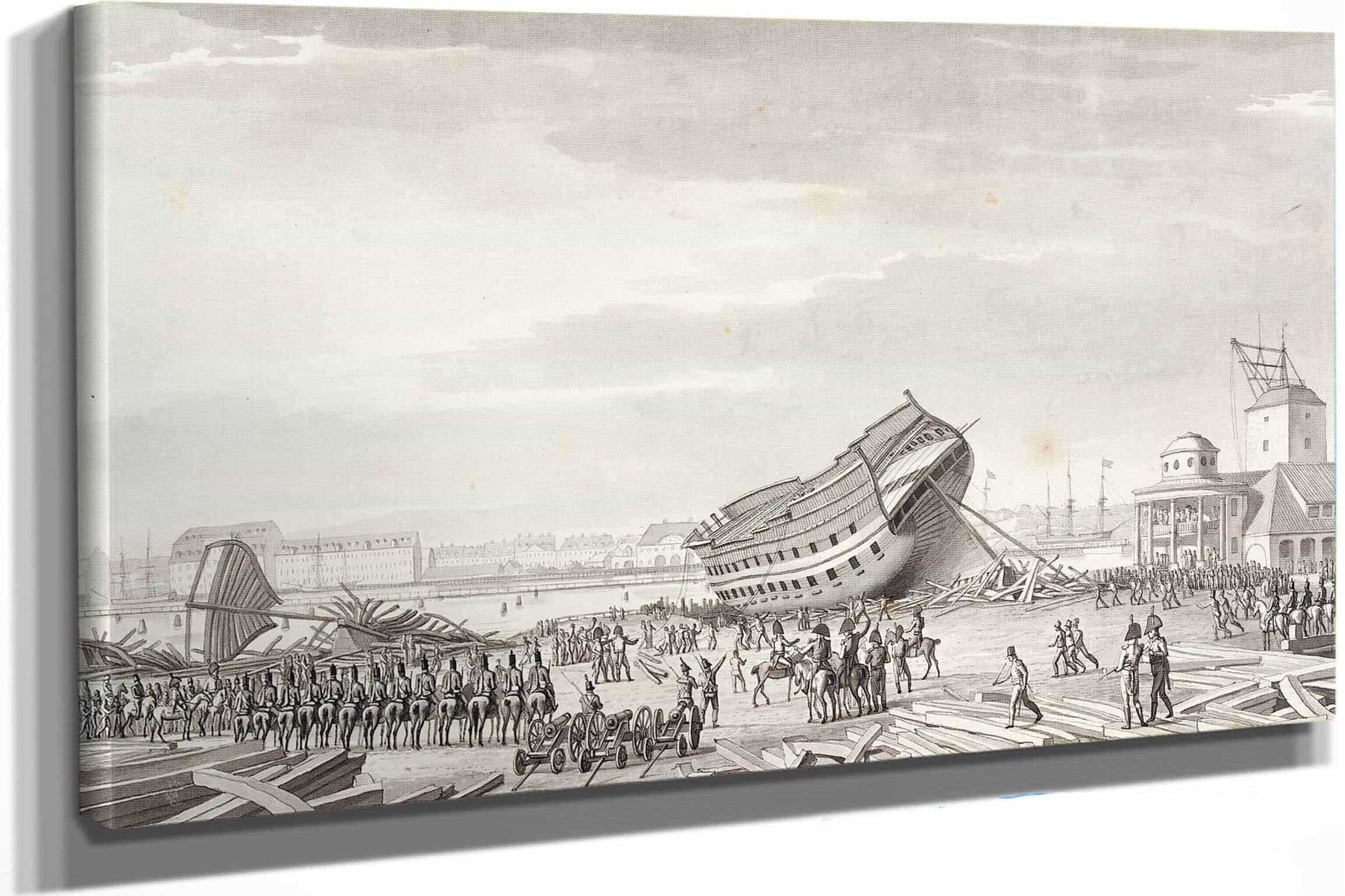 Englaendernes Sidste Dad I Kobenhavn by Christoffer Wilhelm Eckersberg