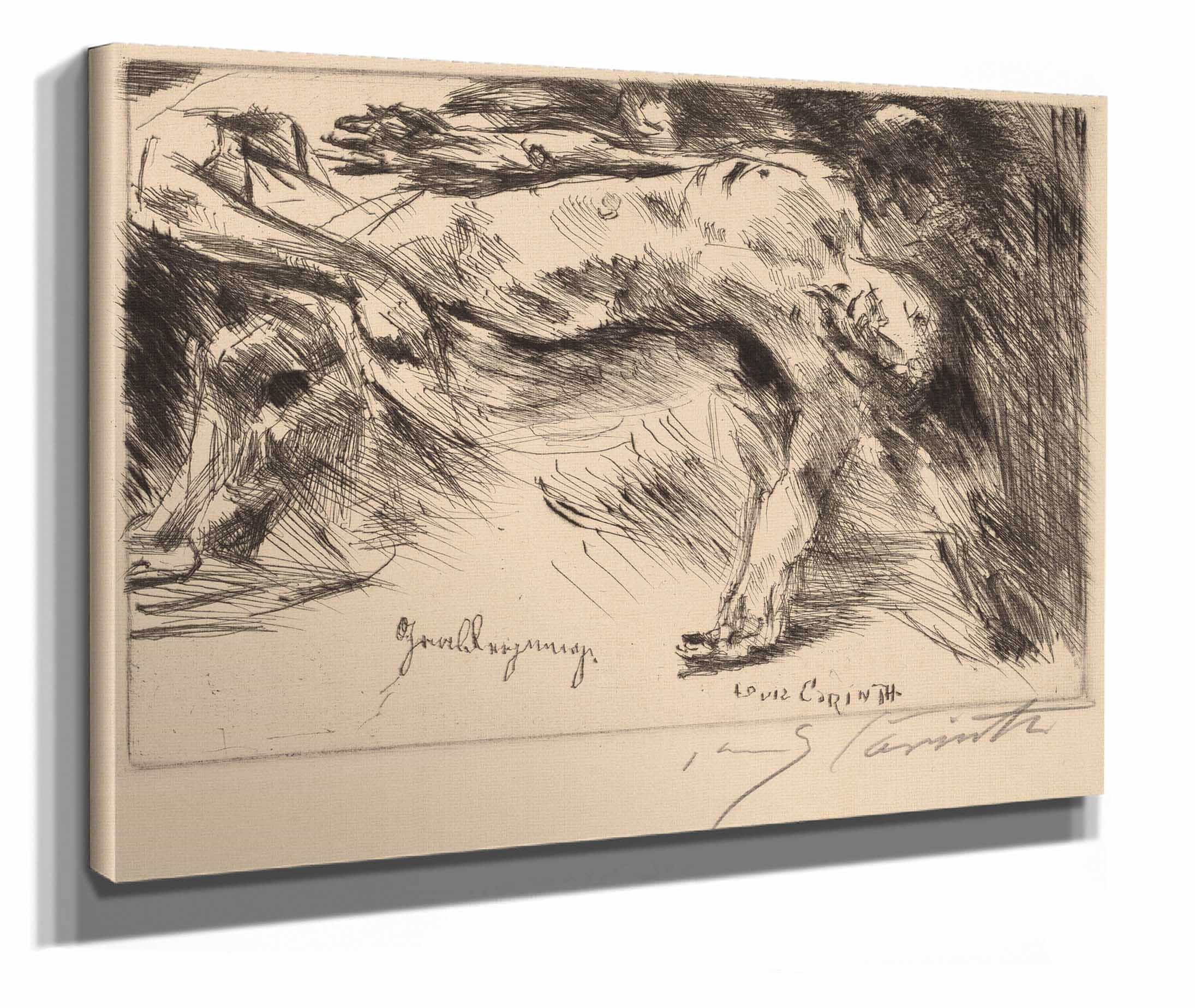 Entombment by Lovis Corinth