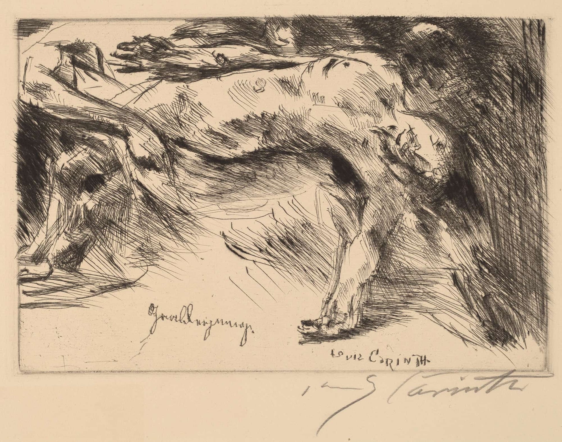 Entombment by Lovis Corinth