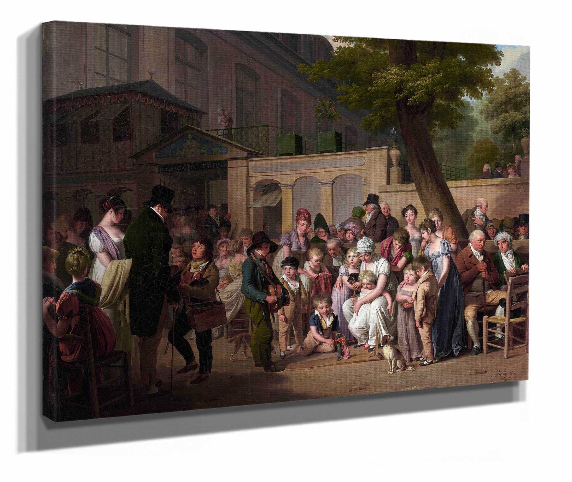 Entrance To The Jardin Turc by Louis Leopold Boilly