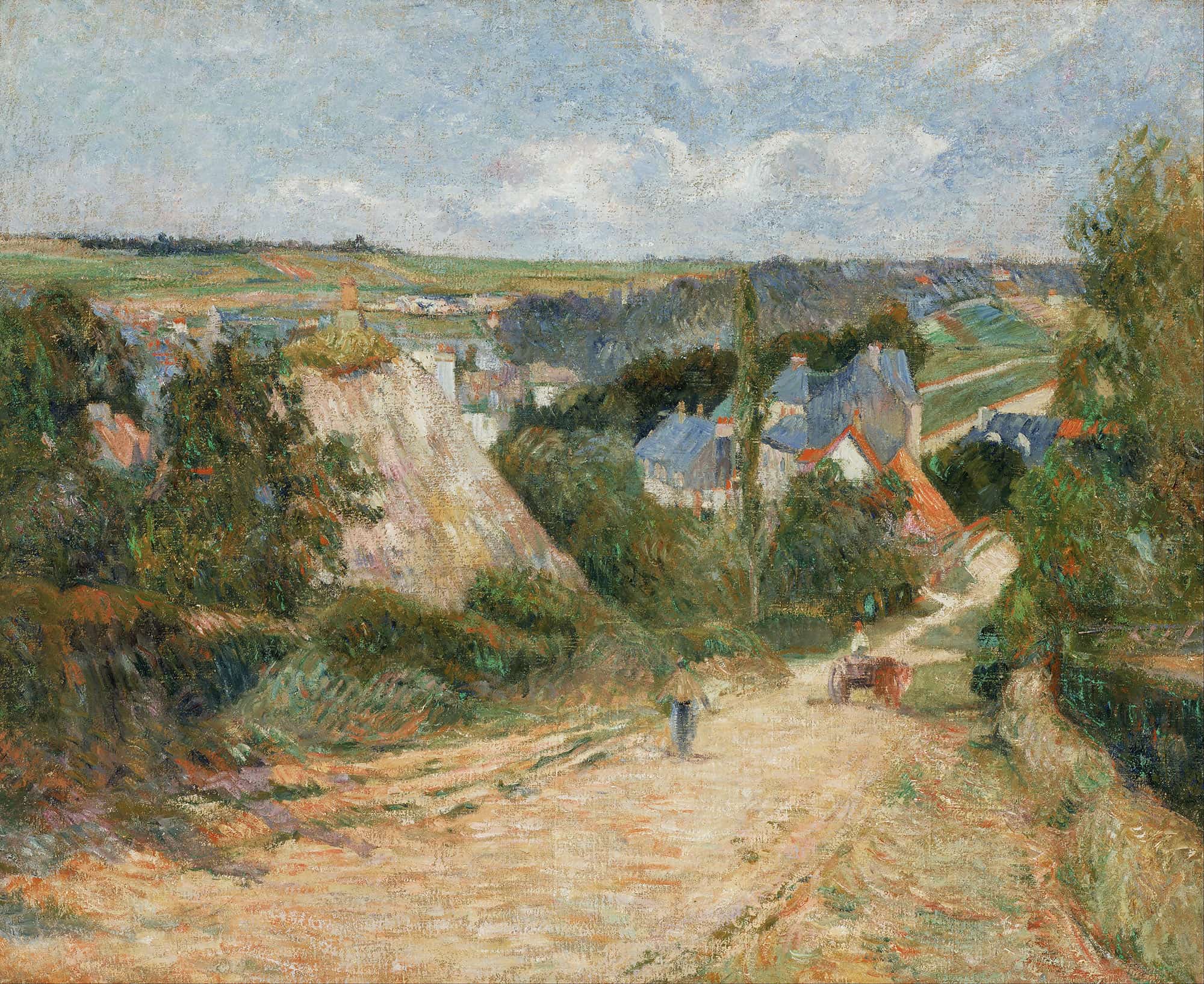 Entrance To The Village Of Osny by Paul Gauguin