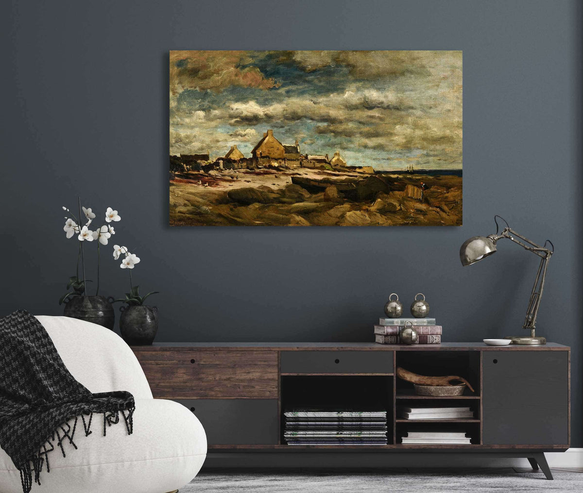 Entree De Kerity by Charles Francois Daubigny