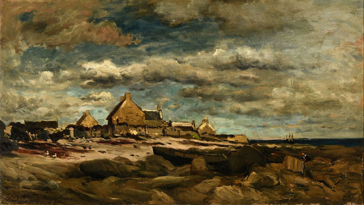 Entree De Kerity by Charles Francois Daubigny