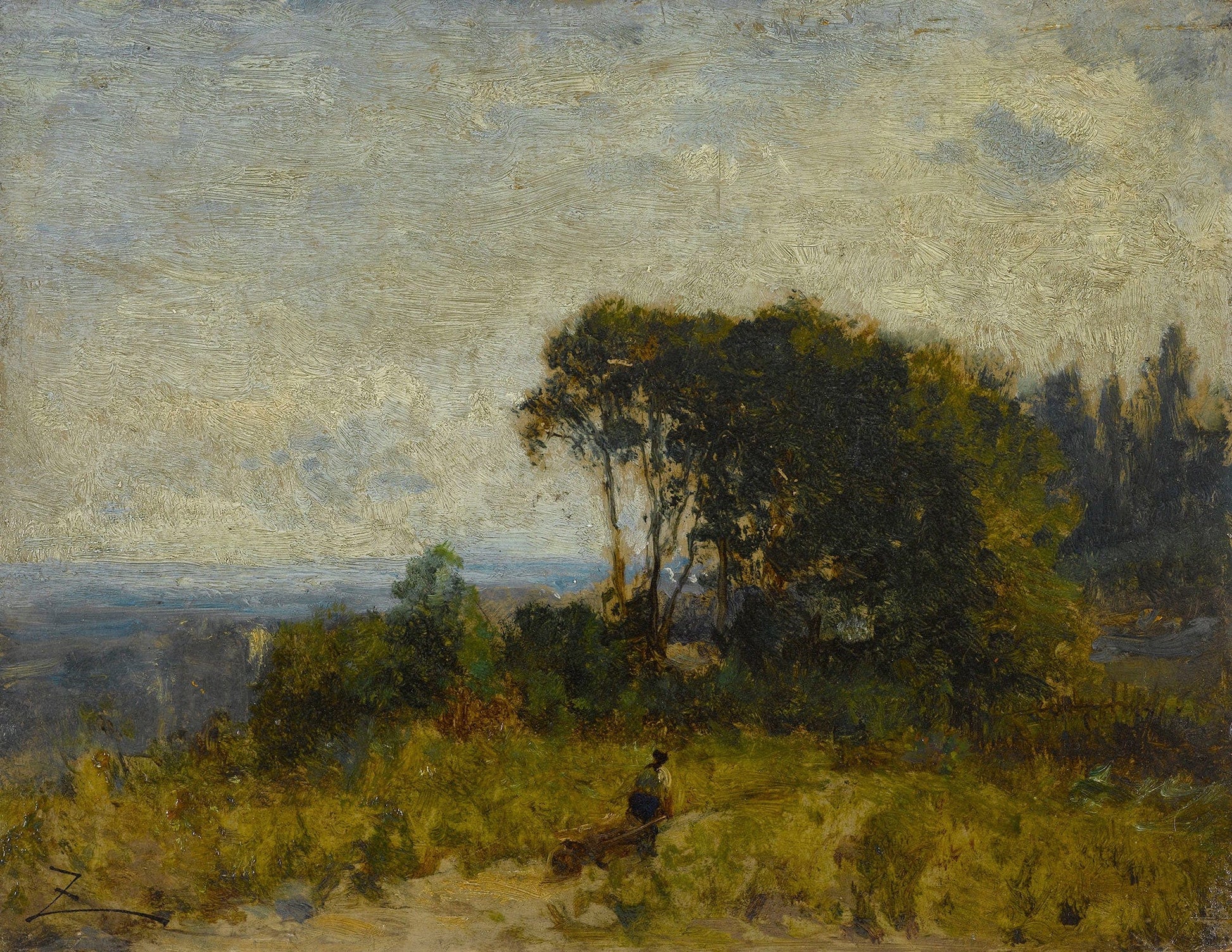 Environs De Barbizon by Felix Ziem