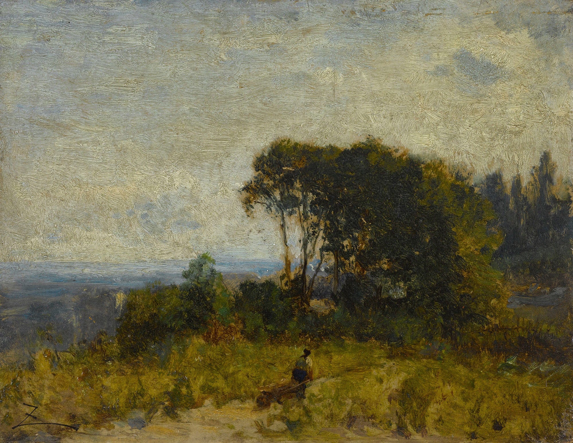 Environs De Barbizon by Felix Ziem