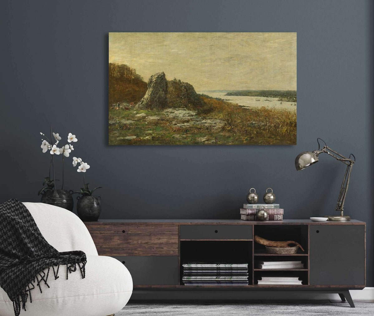 Environs De Brest Embouchure De Lelorn by Eugene Boudin