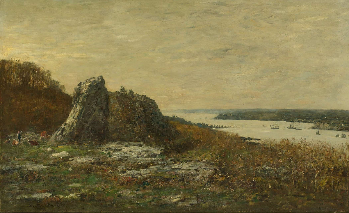 Environs De Brest Embouchure De Lelorn by Eugene Boudin