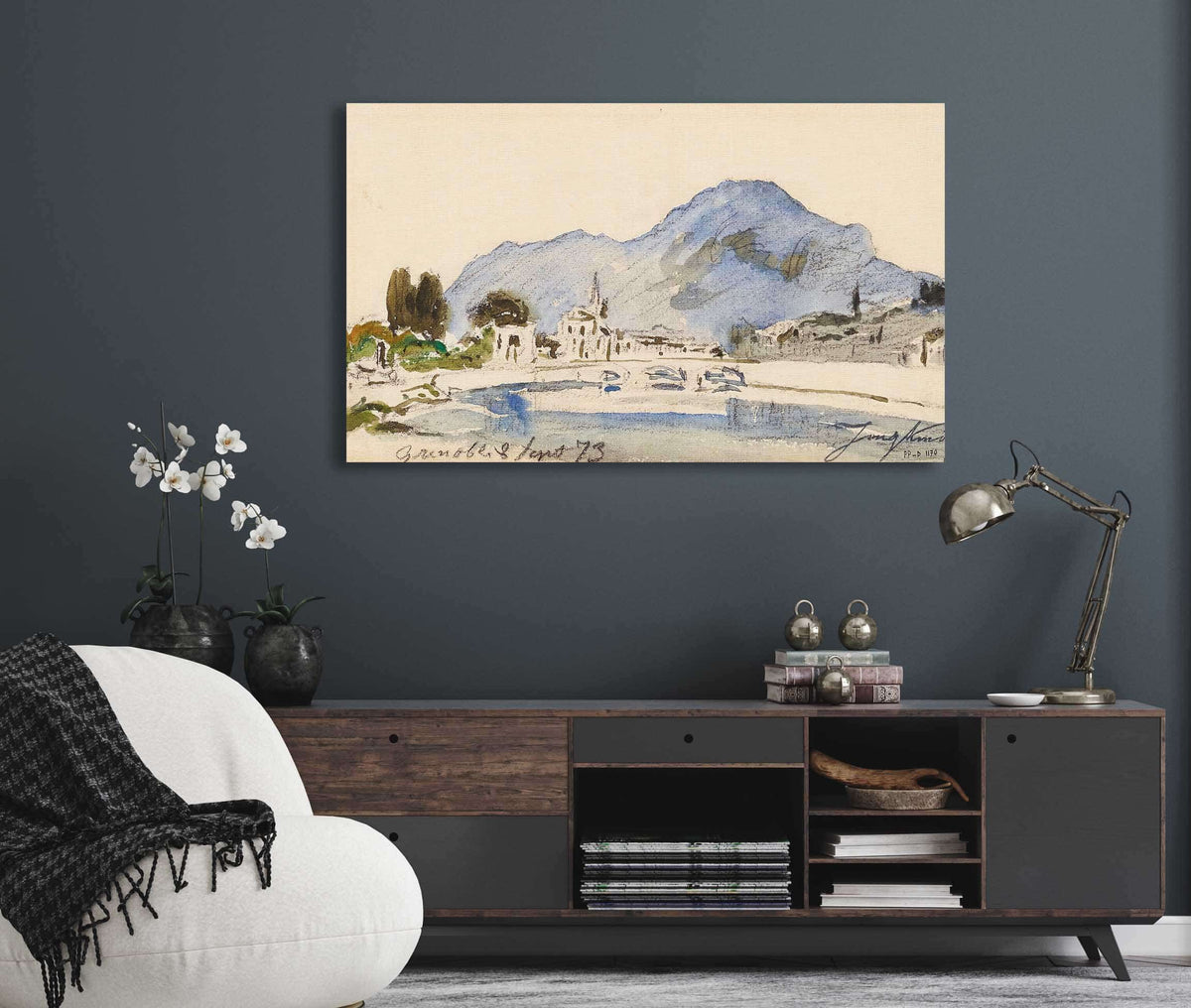 Environs De Grenoble by Johan Barthold Jongkind