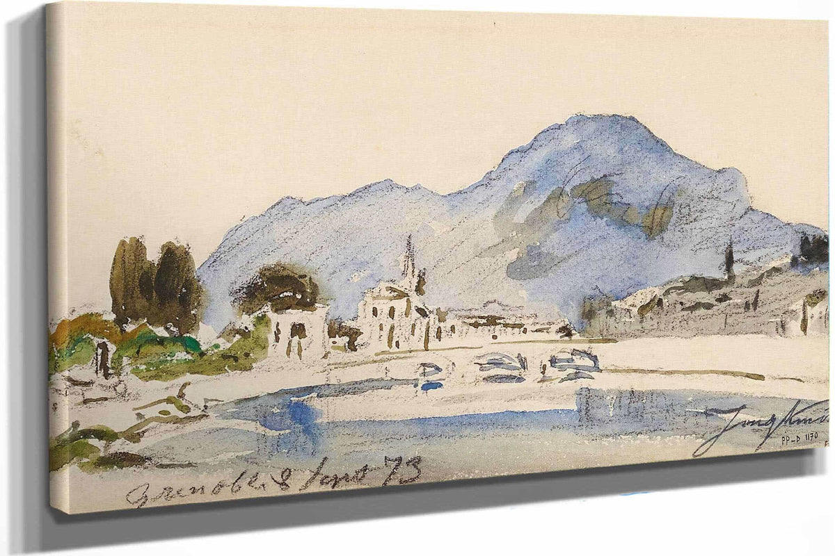 Environs De Grenoble by Johan Barthold Jongkind