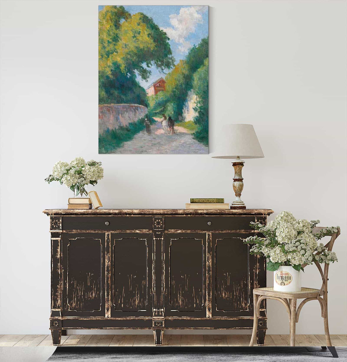 Environs De Rolleboise Le Retour A La Ferme by Maximilien Luce