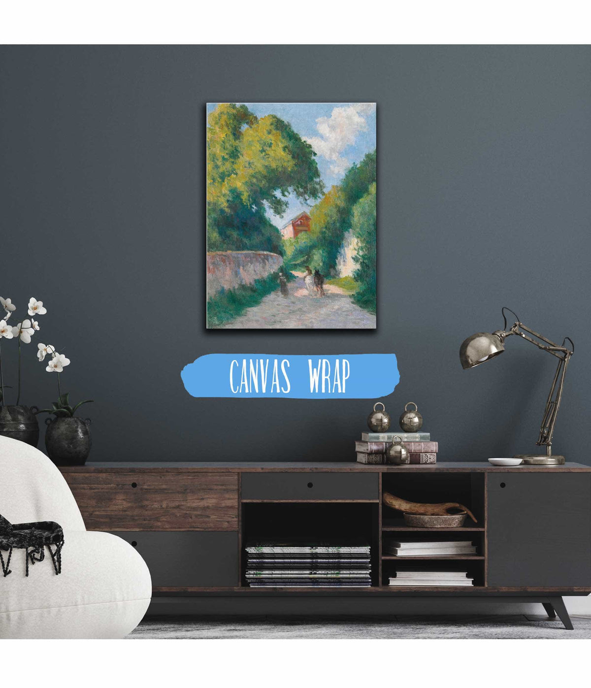 Environs De Rolleboise Le Retour A La Ferme by Maximilien Luce