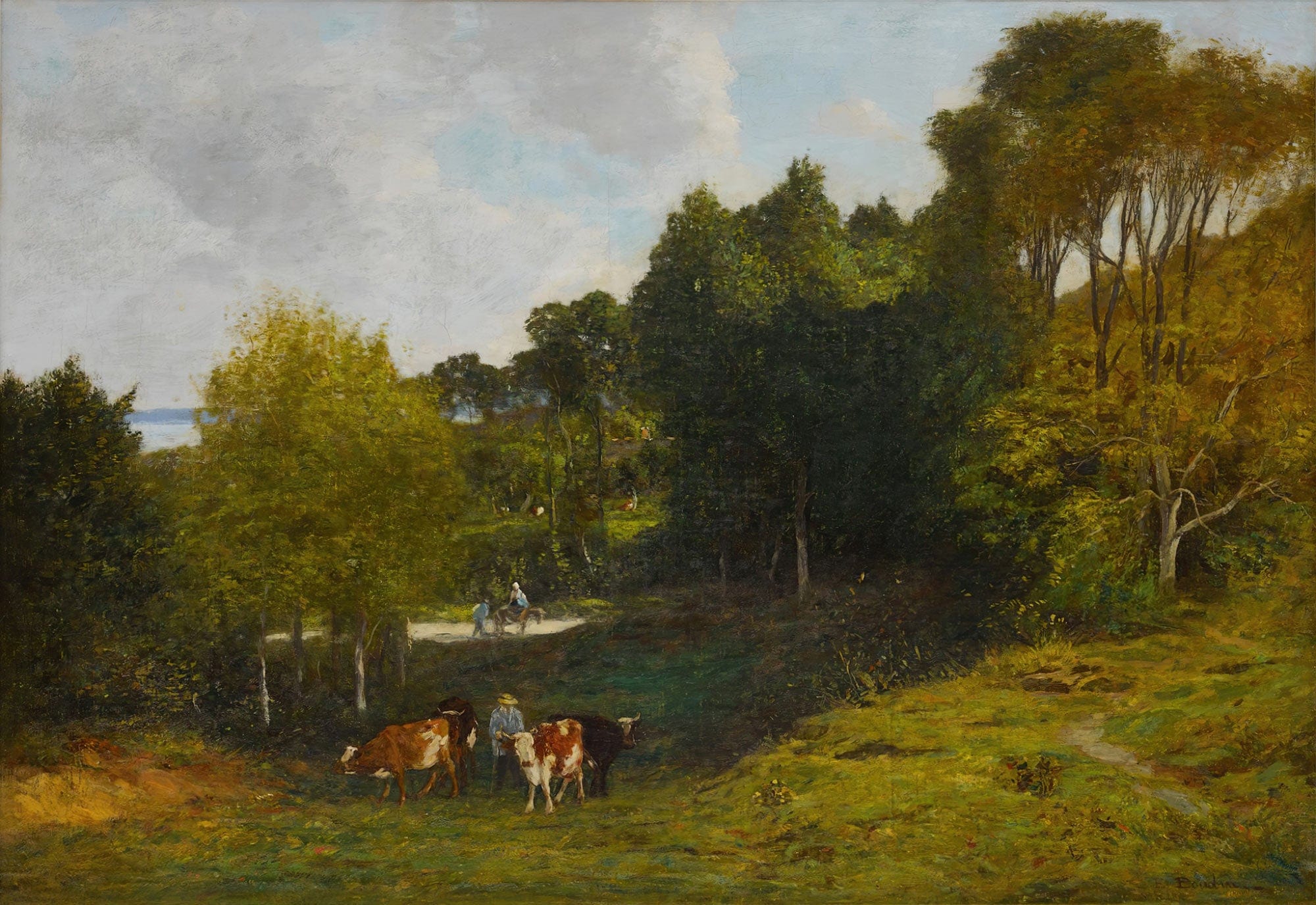 Environs Dhonfleur by Eugene Boudin