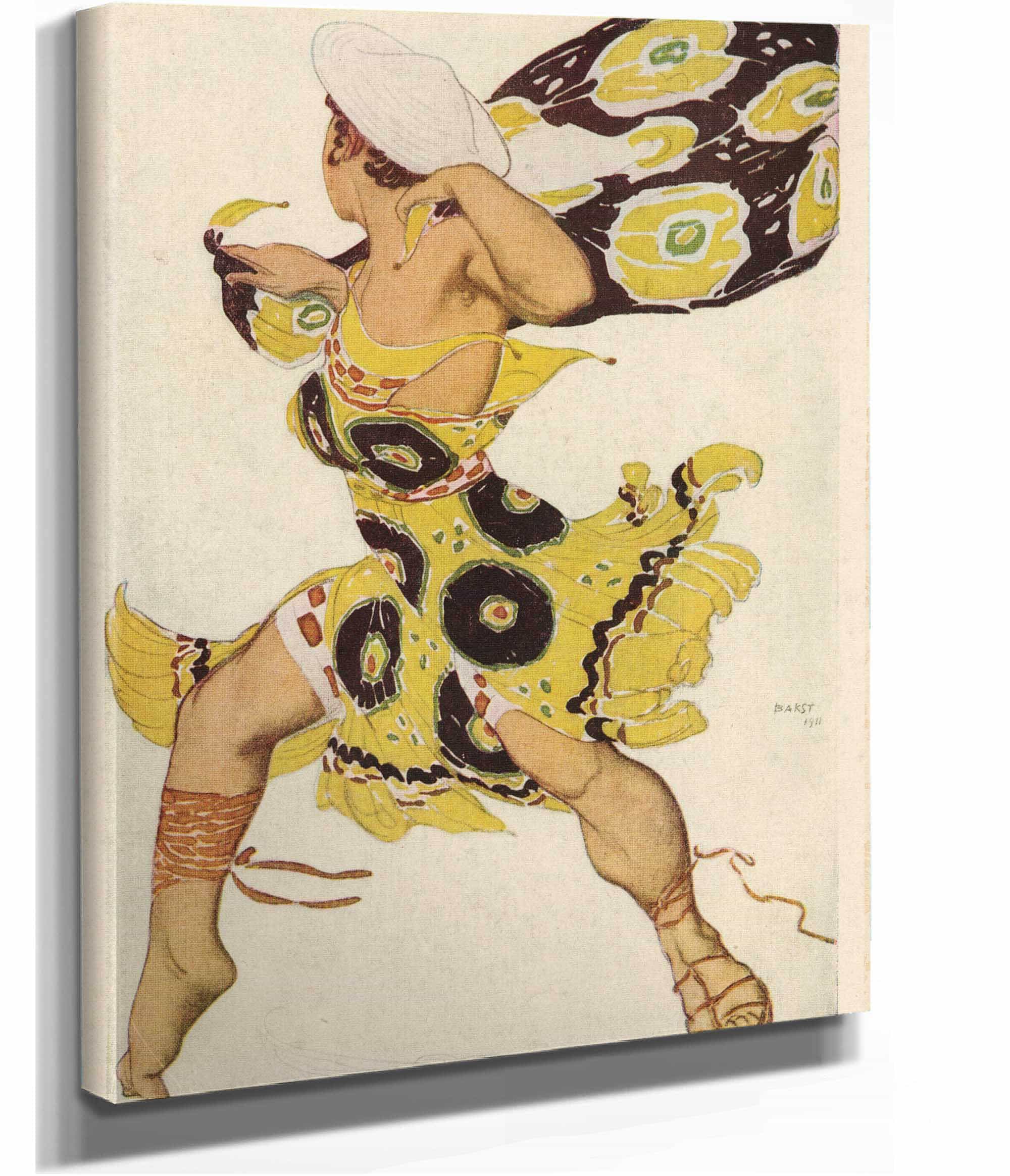 Ephebe In Narcisse  by Leon Bakst