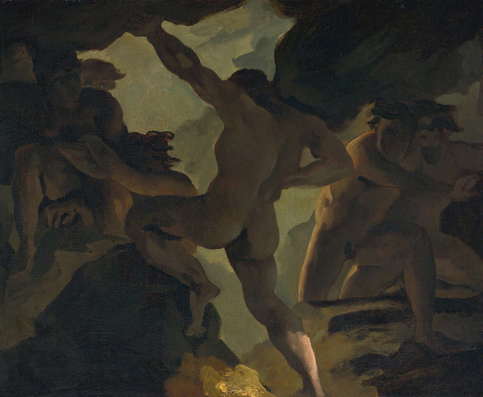 Episode De La Guerre Des Titans by Theodore Gericault
