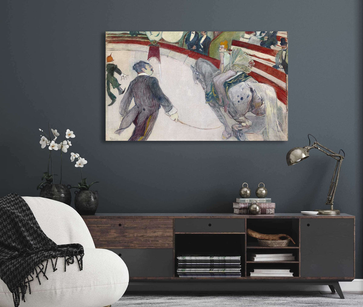 Equestrienne At The Cirque Fernando by Henri De Toulouse Lautrec