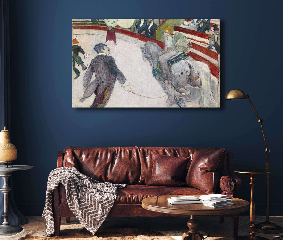 Equestrienne At The Cirque Fernando by Henri De Toulouse Lautrec