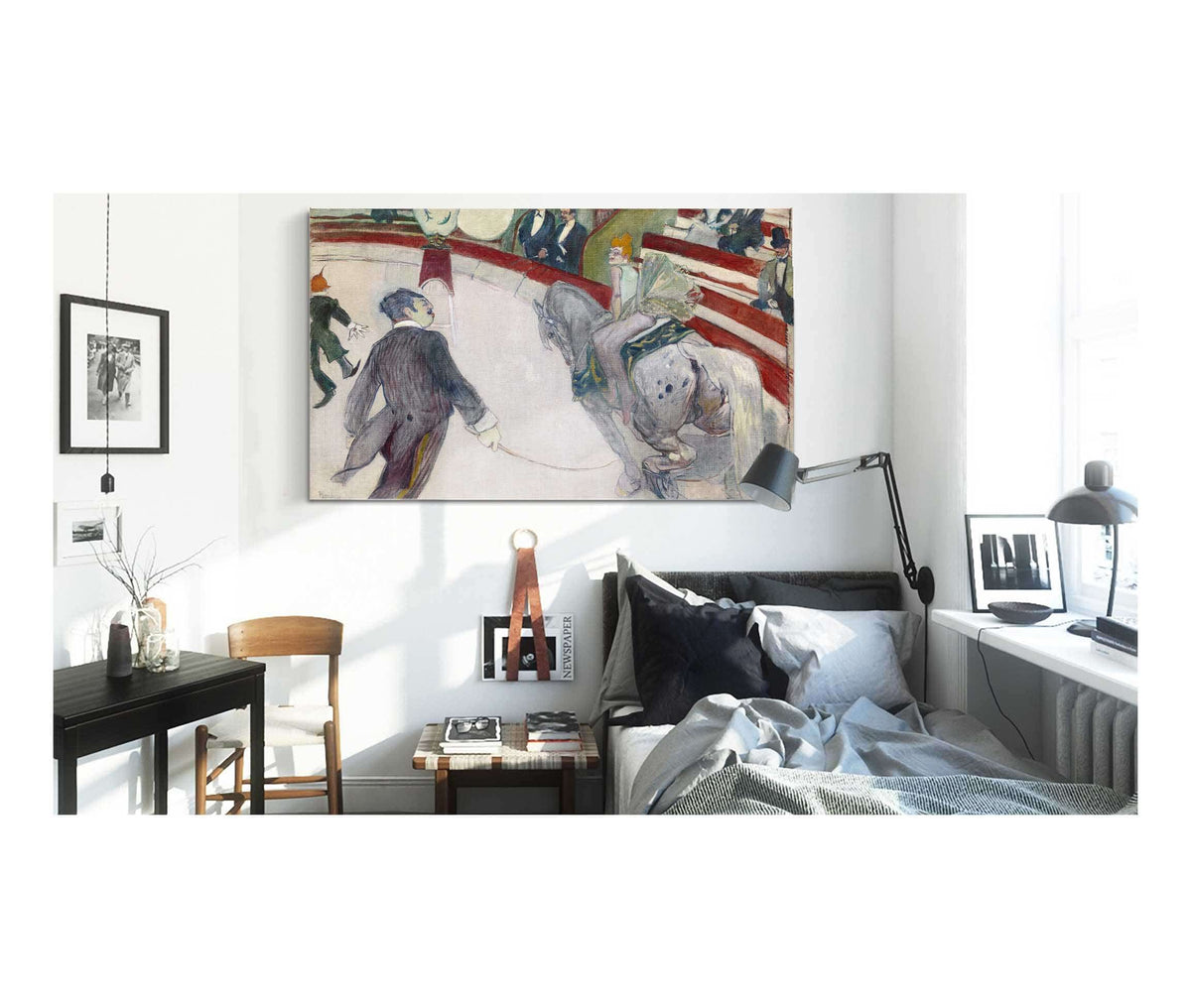 Equestrienne At The Cirque Fernando by Henri De Toulouse Lautrec