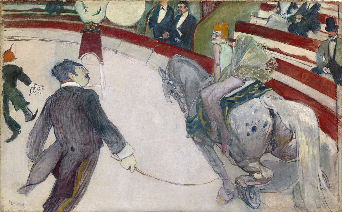 Equestrienne At The Cirque Fernando by Henri De Toulouse Lautrec