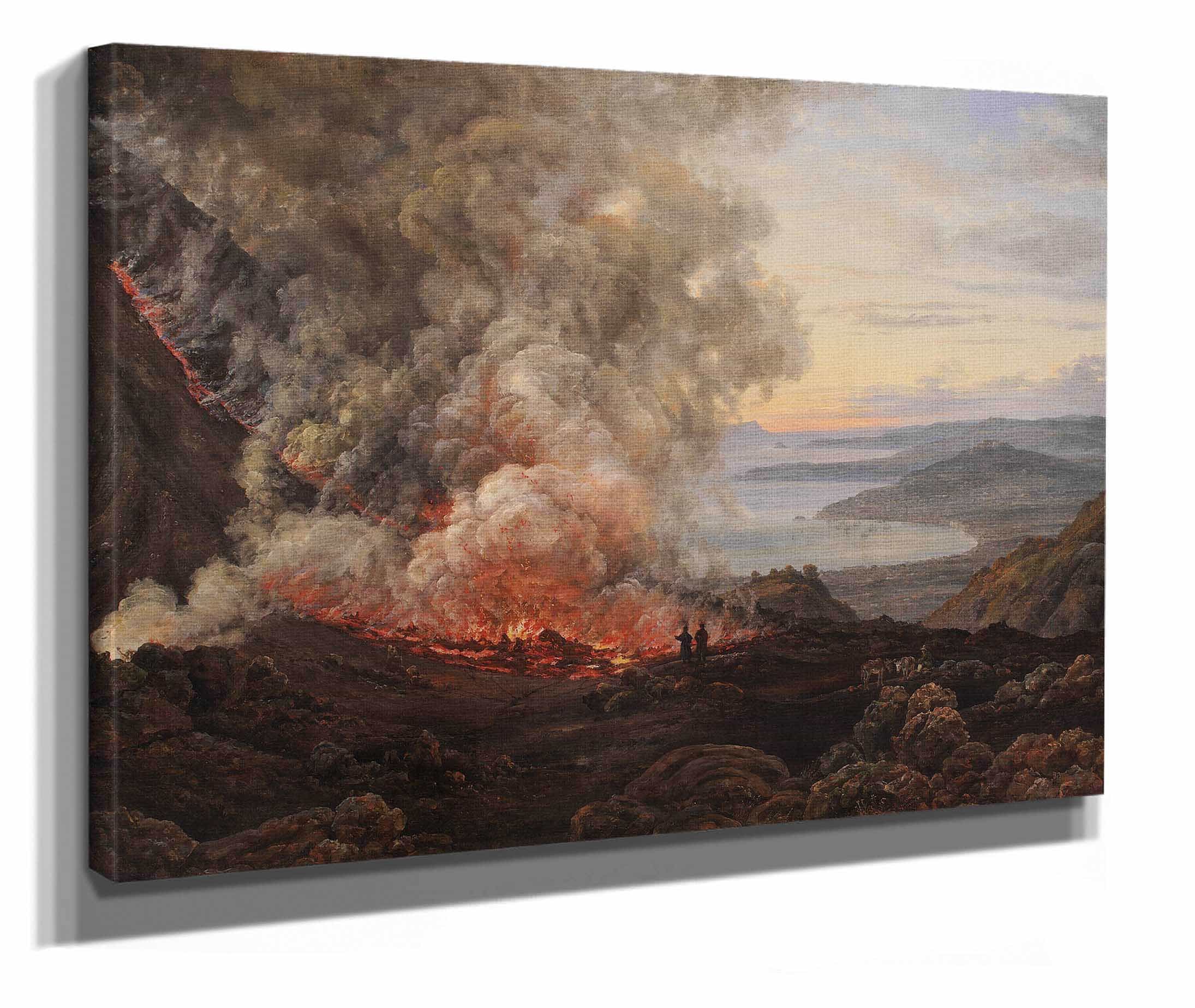 Eruption Of The Volcano Vesuvius by Johan Christian Dahl