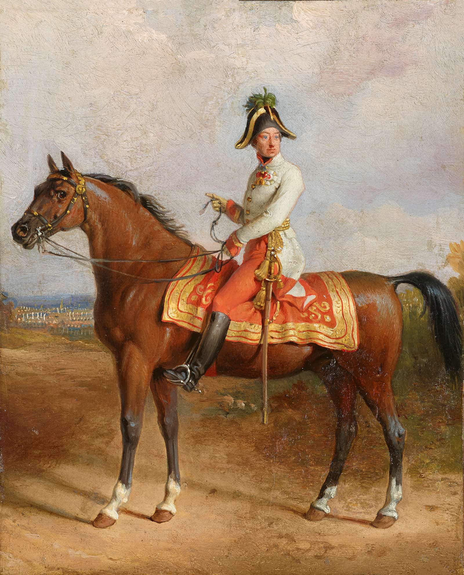 Erzherzog Carl Zu Pferd by Johann Peter Krafft