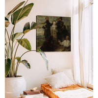 Esquisse Pour Lhommage A Delacroix  by Henri Fantin Latour