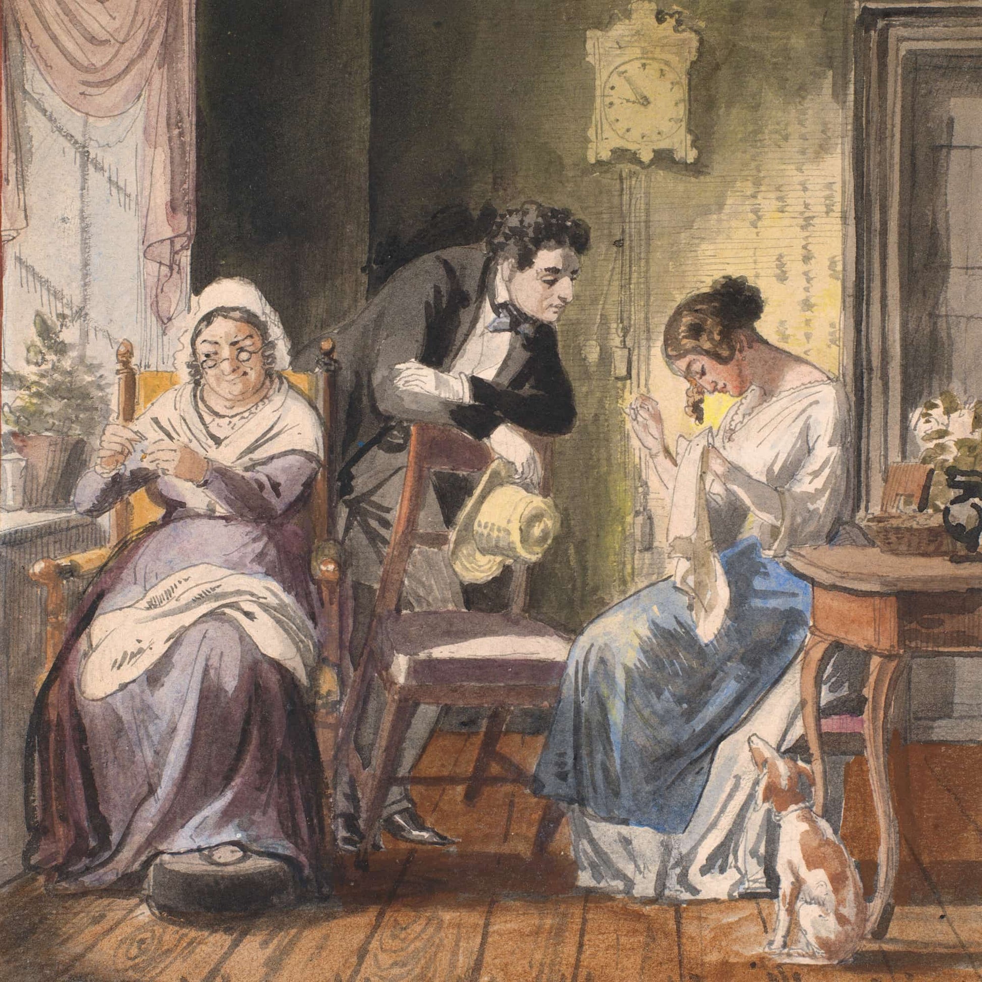 Et Besog Et Besog Fra Hverdagslivet by Wilhelm Marstrand