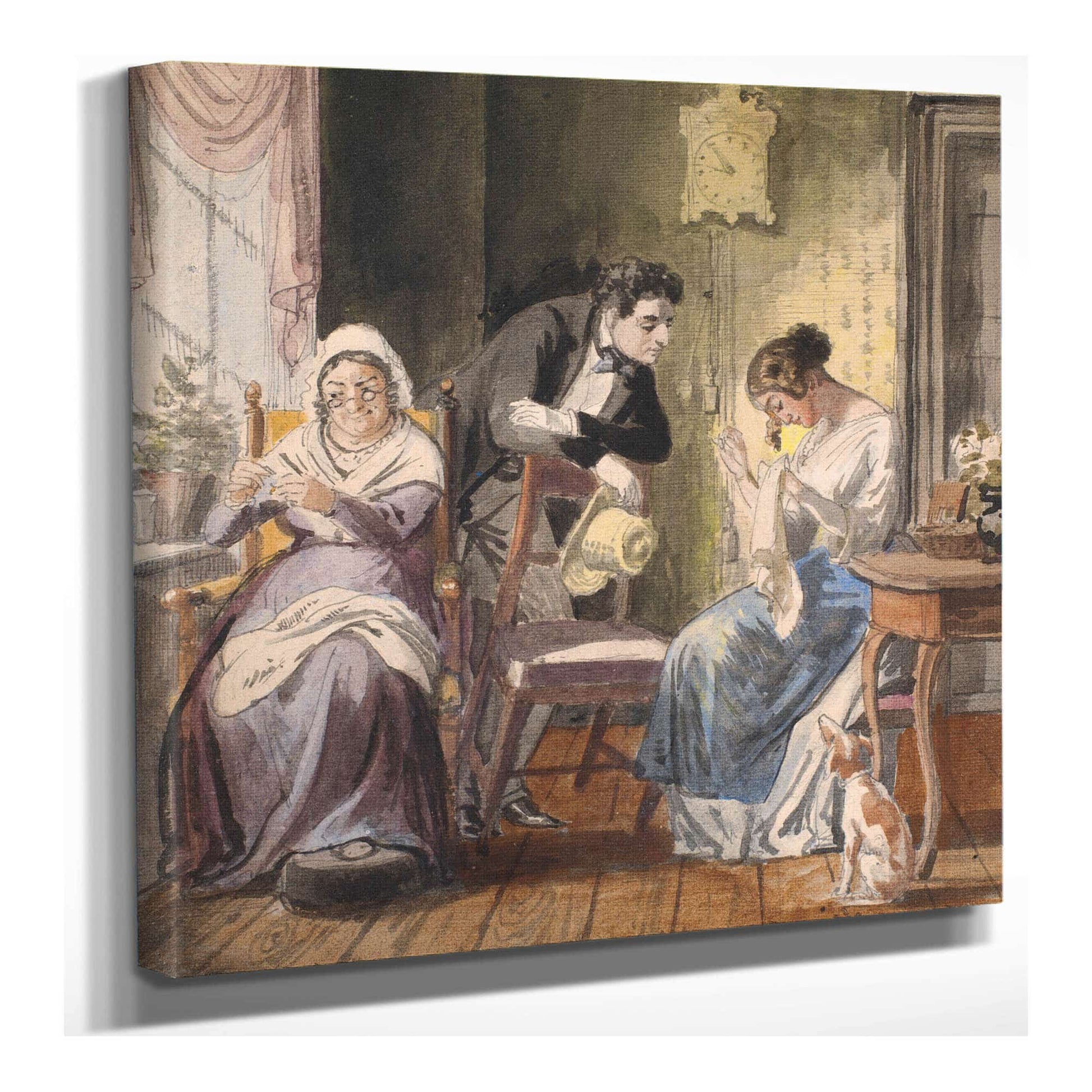 Et Besog Et Besog Fra Hverdagslivet by Wilhelm Marstrand