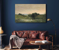 Etang De Gillieu Dauphine Solitude by Charles Francois Daubigny