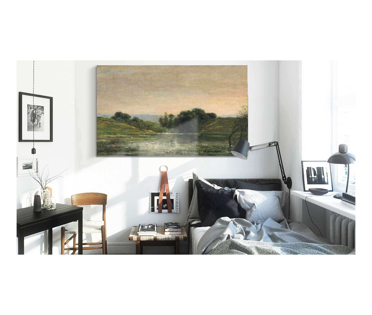 Etang De Gillieu Dauphine Solitude by Charles Francois Daubigny