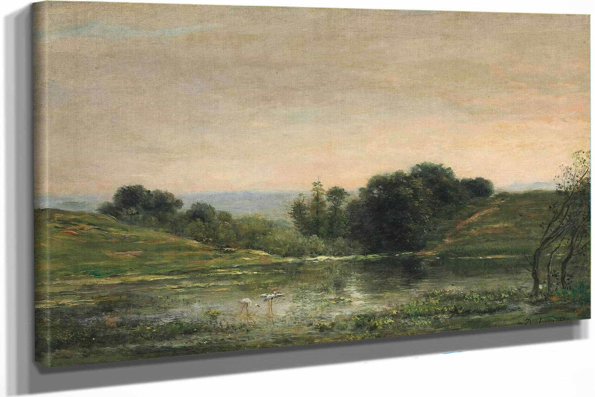 Etang De Gillieu Dauphine Solitude by Charles Francois Daubigny