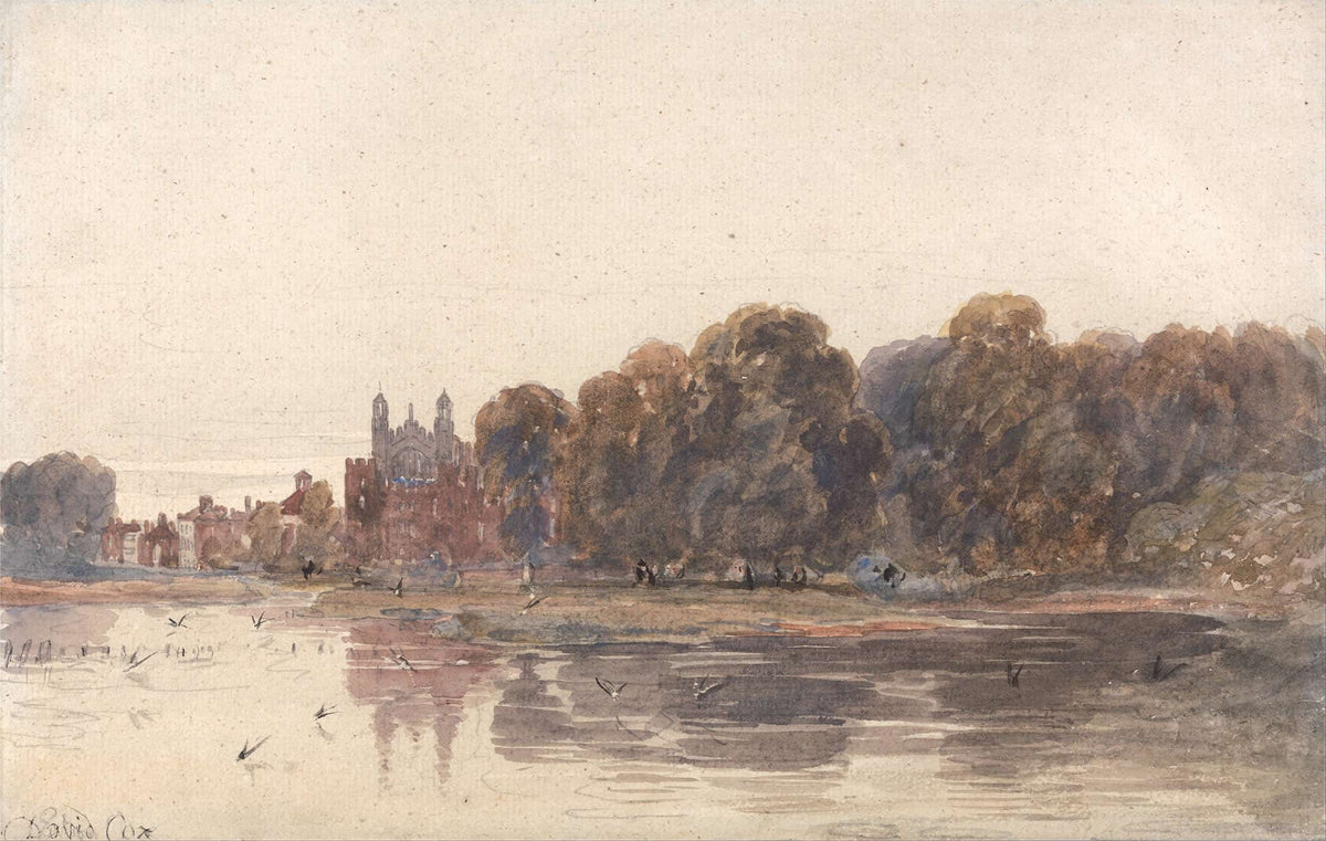 Eton From The Thames Early Th Century by David Cox