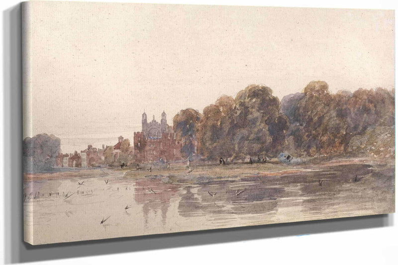 Eton From The Thames Early Th Century by David Cox